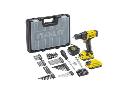 Vŕtačka/Skrutkovač 50Nm V20 FatMax® 2x2Ah bezuhlíková kufrík so sadou príslušenstva 100ks FATMAX SFMCD700D2A