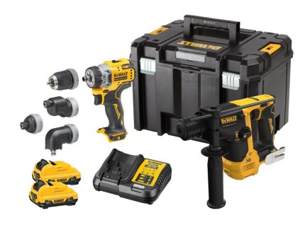 KOMBO SADA 12V 2x3,0Ah (DCD703+DCH072) Tstak VI DEWALT DCK2101L2T