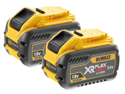 Sada akumulátorov FLEXVOLT 54V/18V XR 2x 12,0Ah/4.0Ah DEWALT DCB548Y2