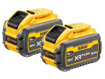 Sada akumulátorov FLEXVOLT 54V/18V XR 2x 9,0Ah/3.0Ah DEWALT DCB547X2