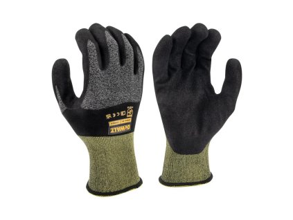 Nylonové rukavice s pieskovaným nitrilom DW-OOPP DPG80L