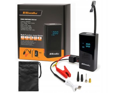 Zestaw rozruchowy Riwall Pro Jump Starter 12 V MAXPOWER TOOL 6W1 POWERBANK