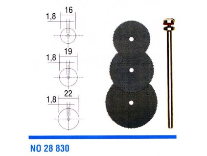 Rezné kotúče z pružinovej ocele PROXXON 28830