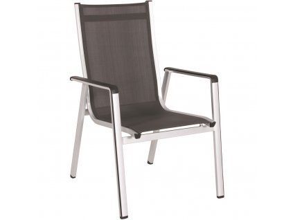 hliníková stohovatelná židle 69 x 64 x 98 cm MWH Elements