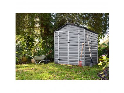 záhradný domček Palram Skylight 6x5 šedý