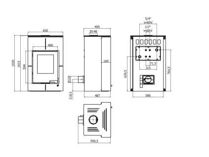 kamna saporo kremova