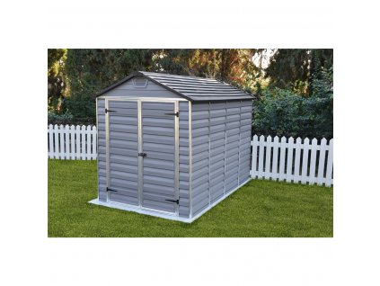 záhradný domček Palram Skylight 6x10 šedý
