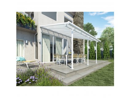 hliníková (montovaná) pergola Palram - Canopia Sierra 4200 biela 3 x 4,25