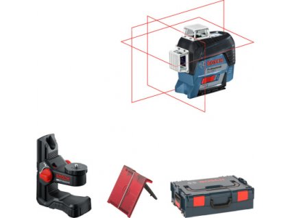 Líniový laser Bosch GLL 3-80 C + BM 1 + akumulátor, L-Boxx - 0601063R02