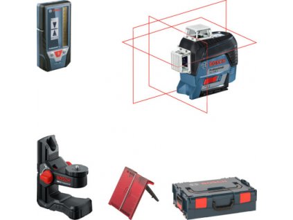 Líniový laser Bosch GLL 3-80 C + BM 1 + LR 7 + akumulátor, L-Boxx - 0601063R05