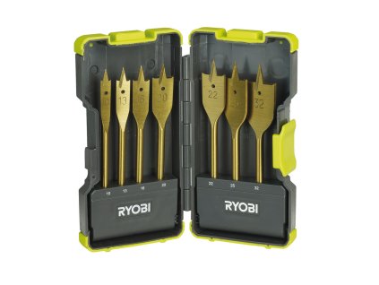 7 ks sada plochých vrtákov Ryobi RAK 07 SB