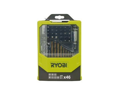 46 ks sada vrtákov a šrobovacích bitov RYOBI RAK 46 MIX