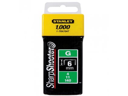 Spony pre vysoké zaťaženie 14mm (9/16") typ G 4/11/140 1000ks STANLEY 1-TRA709T