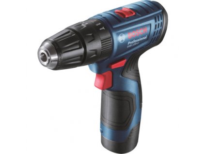 Akumulátorový príklepový vŕtací skrutkovač Bosch GSB 120-LI, kufor - 06019G8100