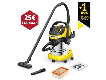 mokro suchý vysávač KARCHER WD 5 S V-25/5/22 1.628-350.0 + CASHBACK - VRÁTIME VÁM 25 € SPÄŤ Z NÁKUPU