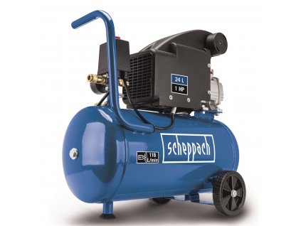 olajový kompresor 24 l Scheppach HC 24-8  + 9 mm nôž odlamovací, plastový