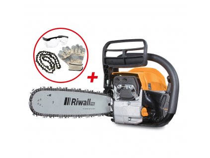 reťazová píla s benzínovým motorom Riwall PRO RPCS 5140