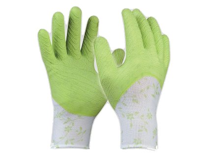 Pracovné rukavice GEBOL Flower Green č.8