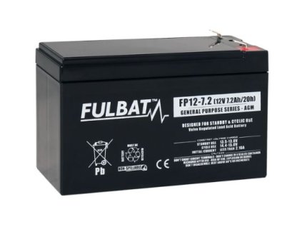 BATERIA FULBAT VRLA - FP12-7,2AH