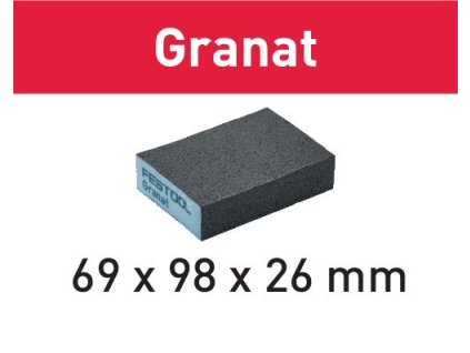 Festool Brúsna špongia 69x98x26 60 GR/6 Granat