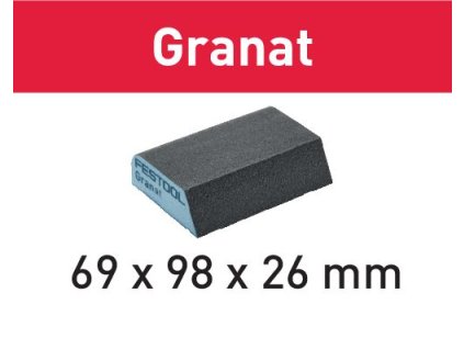 Festool Brúsna špongia 69x98x26 120 CO GR/6 Granat