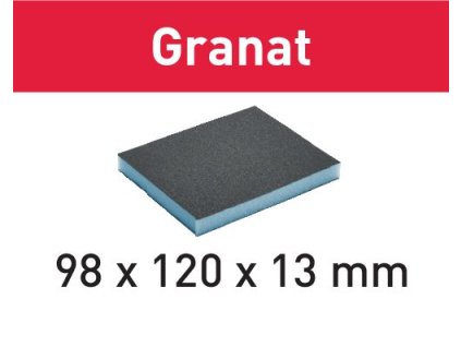 Festool Brúsna špongia 98x120x13 800 GR/6 Granat