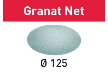 Festool Sieťové brúsne prostriedky STF D125 P80 GR NET/50 Granat Net