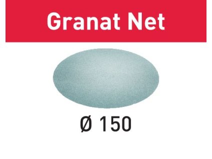 Festool Sieťové brúsne prostriedky STF D150 P180 GR NET/50 Granat Net