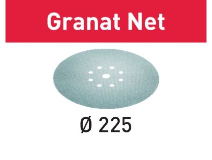 Festool Sieťové brúsne prostriedky STF D225 P180 GR NET/25 Granat Net