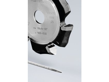 Festool Drážkovacia fréza tvaru V HW 118x14-90°/Alu