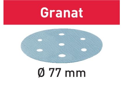 Festool Brúsny kotúč STF D 77/6 P1500 GR/50 Granat