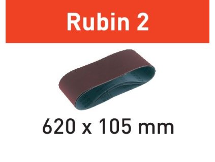 Festool Brúsny pás L620X105-P80 RU2/10 Rubin 2