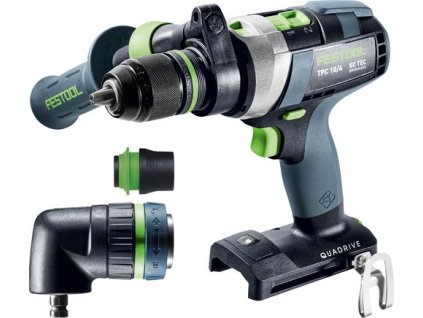 Festool Akumulátorový príklepový vŕtací skrutkovač TPC 18/4 I-Basic-Set QUADRIVE