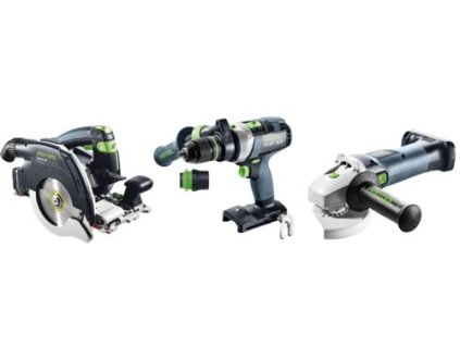 Festool Akumulátorová sada Combo pre drevostavby HKC 55/TPC 18/AGC 18/TB M 137