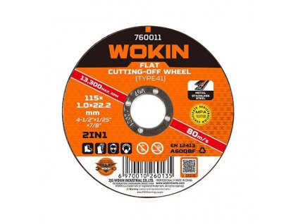 Rezný kotúč na kov a nerez 125x1,0x22,2mm Kartón (50ks)