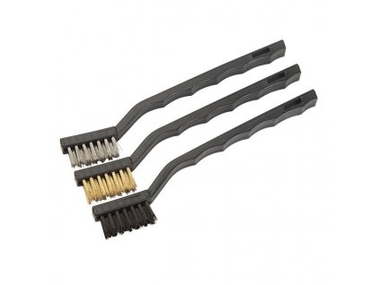 sada drotenych kefiek 3 dielna