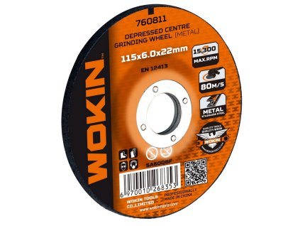 Brúsny kotúč na kov 115x6,0x22,2mm Kartón (10ks)