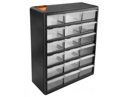 Plastový organizér s 18 zásuvkami