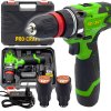 Akumulátorový vŕtací skrutkovač Procraft PA12DFR | PA12DFR  + 9 mm nôž odlamovací, plastový