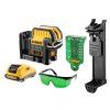 Laser krížový päťbodový zelený 10,8V 1x2,0Ah DEWALT DCE0825D1G