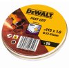 Kotúč rezný 115×1,0mm (10ks v plechovke) DEWALT DT3506