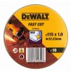 Kotúč rezný 115×1,0mm (10ks v plechovke) DEWALT DT3506