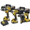 KOMBO SADA 18V 3x5,0Ah (DCD796+DCH273+DCF887) 2xTstak II DEWALT