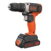 Vŕtačka jednorychlostná AKU 18V, 1x aku 1,5Ah Li-Ion Black and Decker BCD001C1