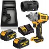 Uťahovač rázový 1/2" krúžok 18V XR 2x5,0Ah PUR vložka GFN kryt bezuhlíkový DEWALT DCF891P2G