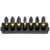 Sada Tough Case - držiak 7ks bitov 25mm + (PH1, PH2, PZ1, PZ2, PZ3) FLEXTORQ DEWALT