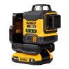 Laser čiarový 3x360° 40/100m ZELENÝ 18V kufor 1x2,0Ah DEWALT DCLE34031D1