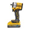 Uťahovač rázový 1/2" krúžok 406Nm 18V XR PowerStack 2x5,0Ah Tstak bezuhlíkový DEWALT DCF921H2T