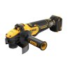Brúska uhlová 125mm reg. otáčok 18V kolískový vypínač bez AKU DEWALT DCG416VSN