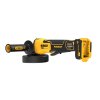 Brúska uhlová 125mm reg. otáčok 18V kolískový vypínač bez AKU DEWALT DCG416VSN